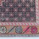 4x8 Pale Red Geometric Vintage Rug, 129x258Cm