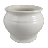 Vase ou pot en porcelaine blanc