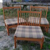 3 Scandinavian style chairs