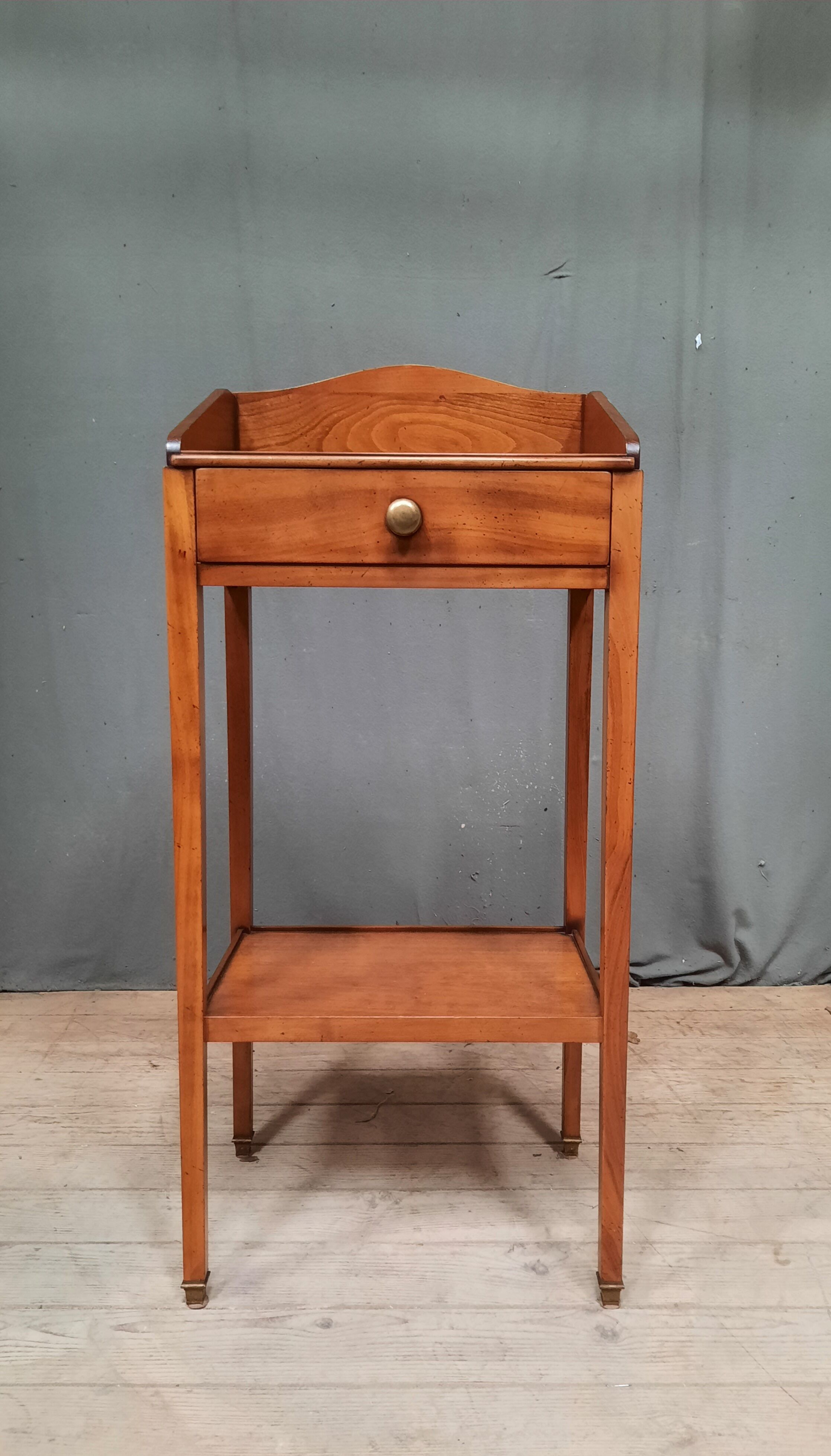 Cherry wood side table