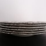 6 Wedgwood old English village dinner plates