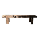 Brutalist Oak Bench – Unique Piece, 20th Century Folk Art