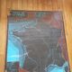 Map geography France. MDI vintage Edition