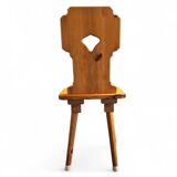 4 x chaises folk / Tyroler / en pin / 1970