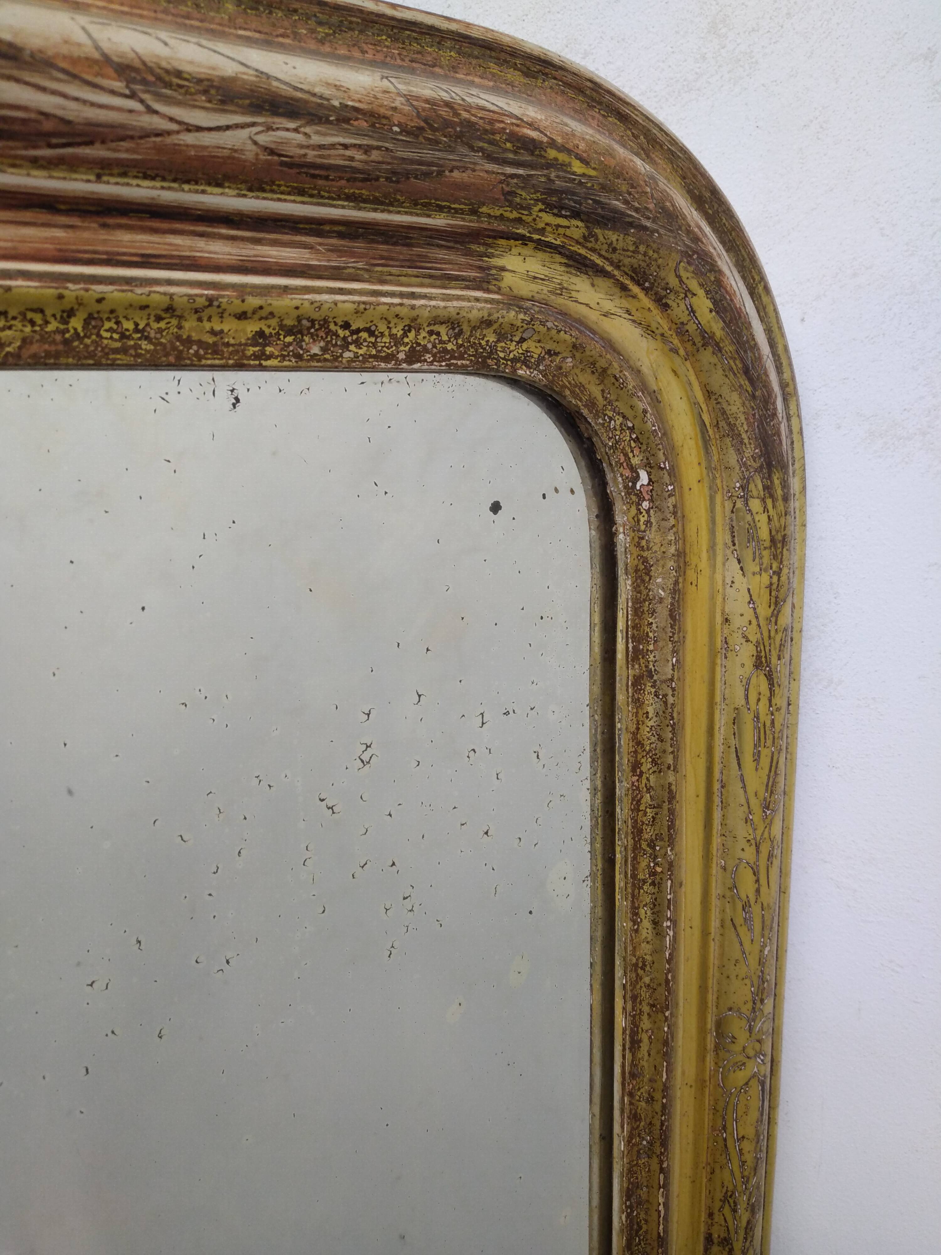 Old Louis Philippe mirror