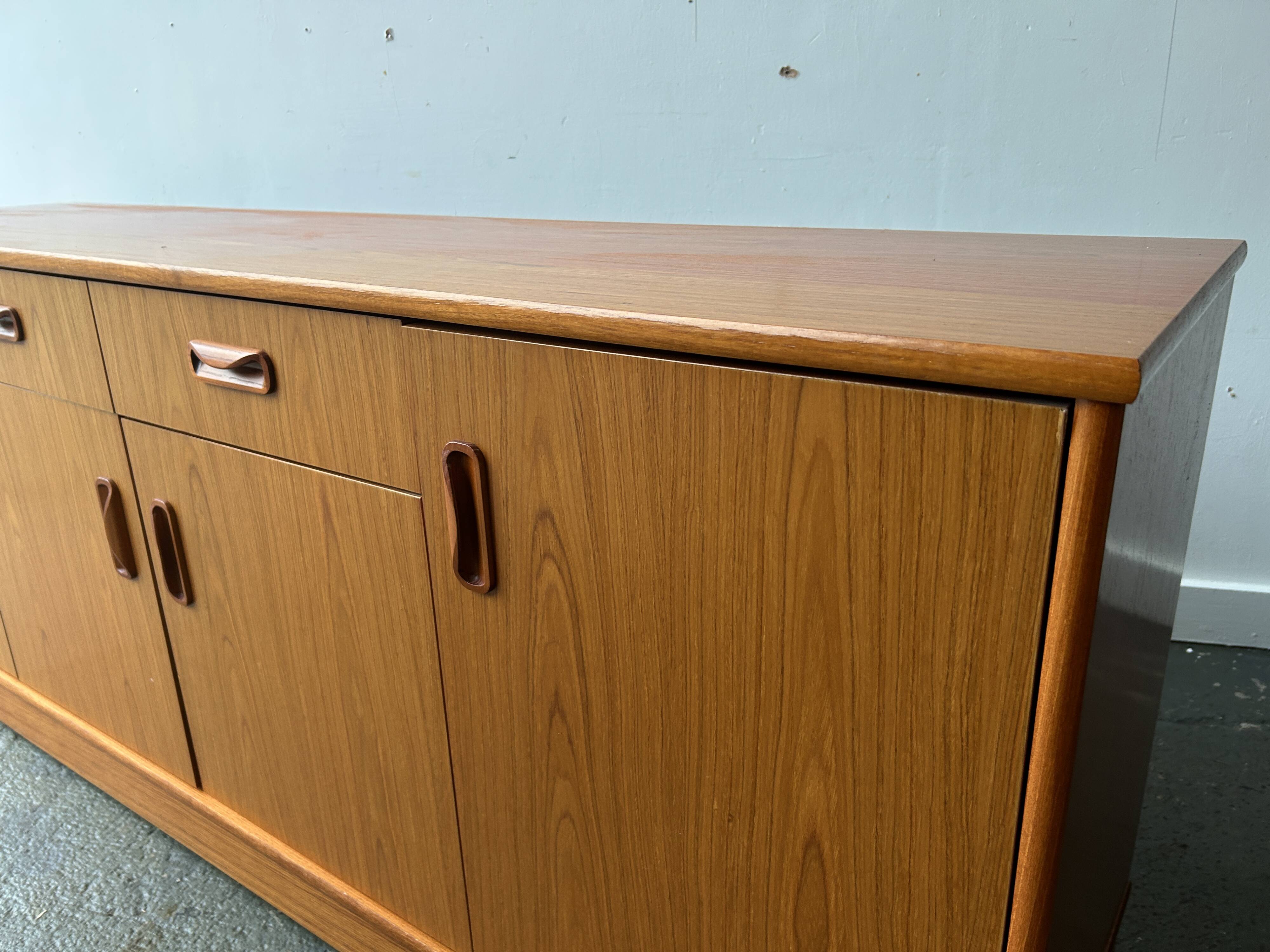 Rare 1960/70s Mid-Century teak G Plan Fresco sideboard by V B Wilkins