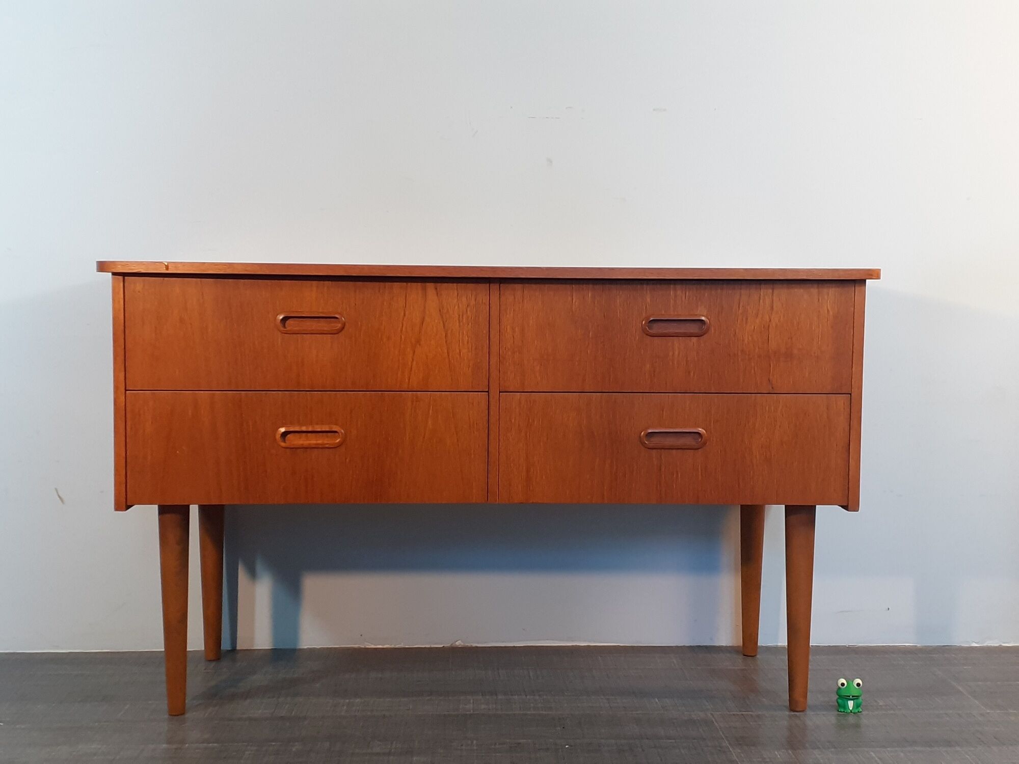 Coiffeuse Norvégienne en Teck convertible Commode, par Steen & Strøm's, Vintage Scandinave 1960s