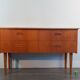 Coiffeuse Norvégienne en Teck convertible Commode, par Steen & Strøm's, Vintage Scandinave 1960s