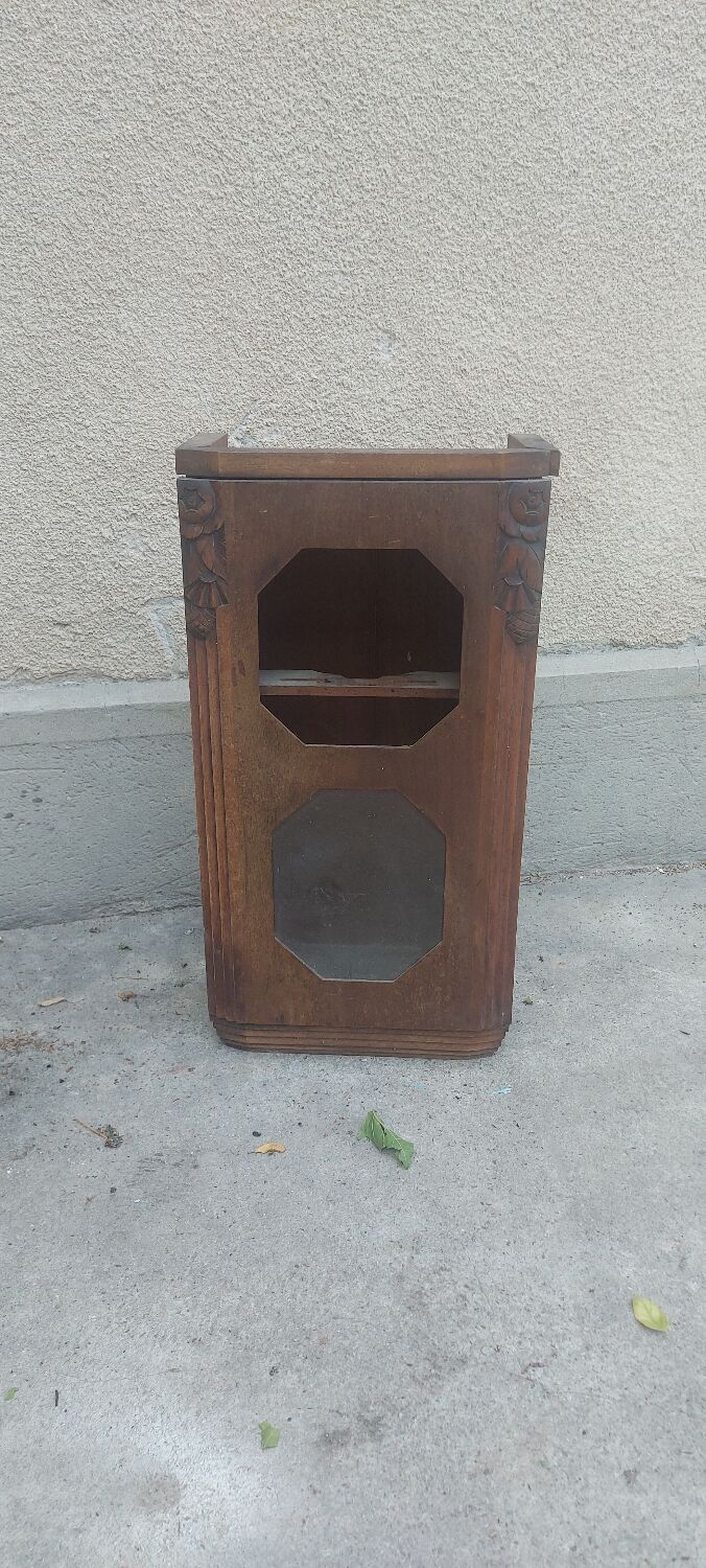 Art Deco kitchen storage cabinet