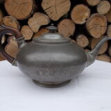 Sheffield tin teapot