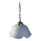 Opaque glass pendant light