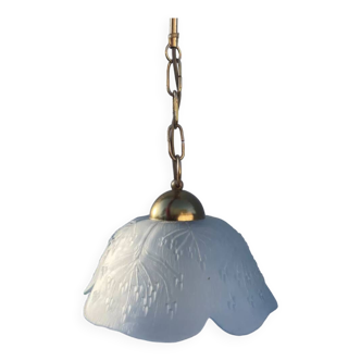 Opaque glass pendant light