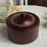 Carved wooden bonbonnière