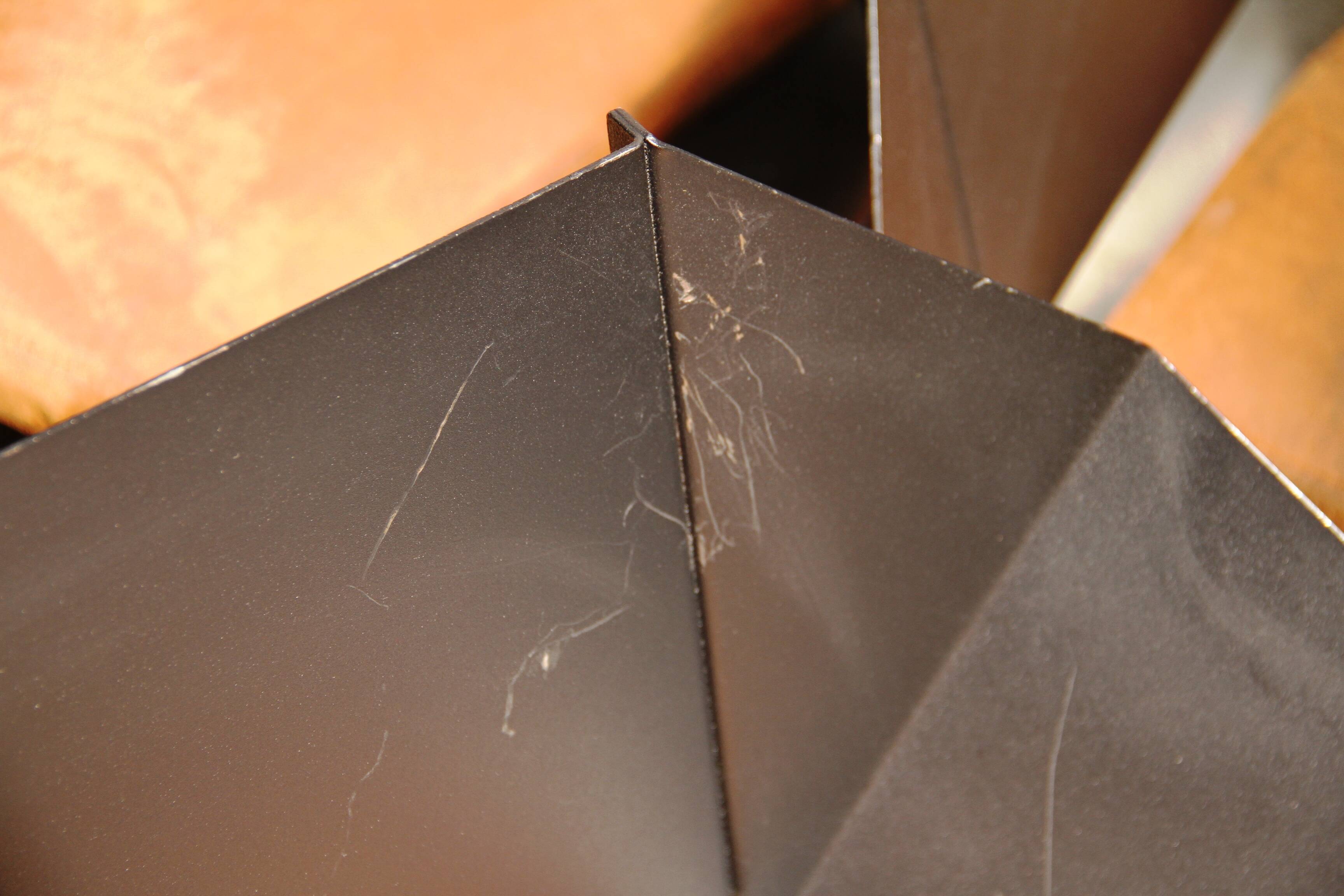 Set of 8 Knight Steel chairs, Gie El