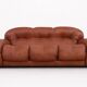 1970’s Vintage Italian design sculptural sofa