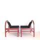 Paire de fauteuils Baumann