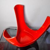 Red elephant stool by vilmer, spain, 1980