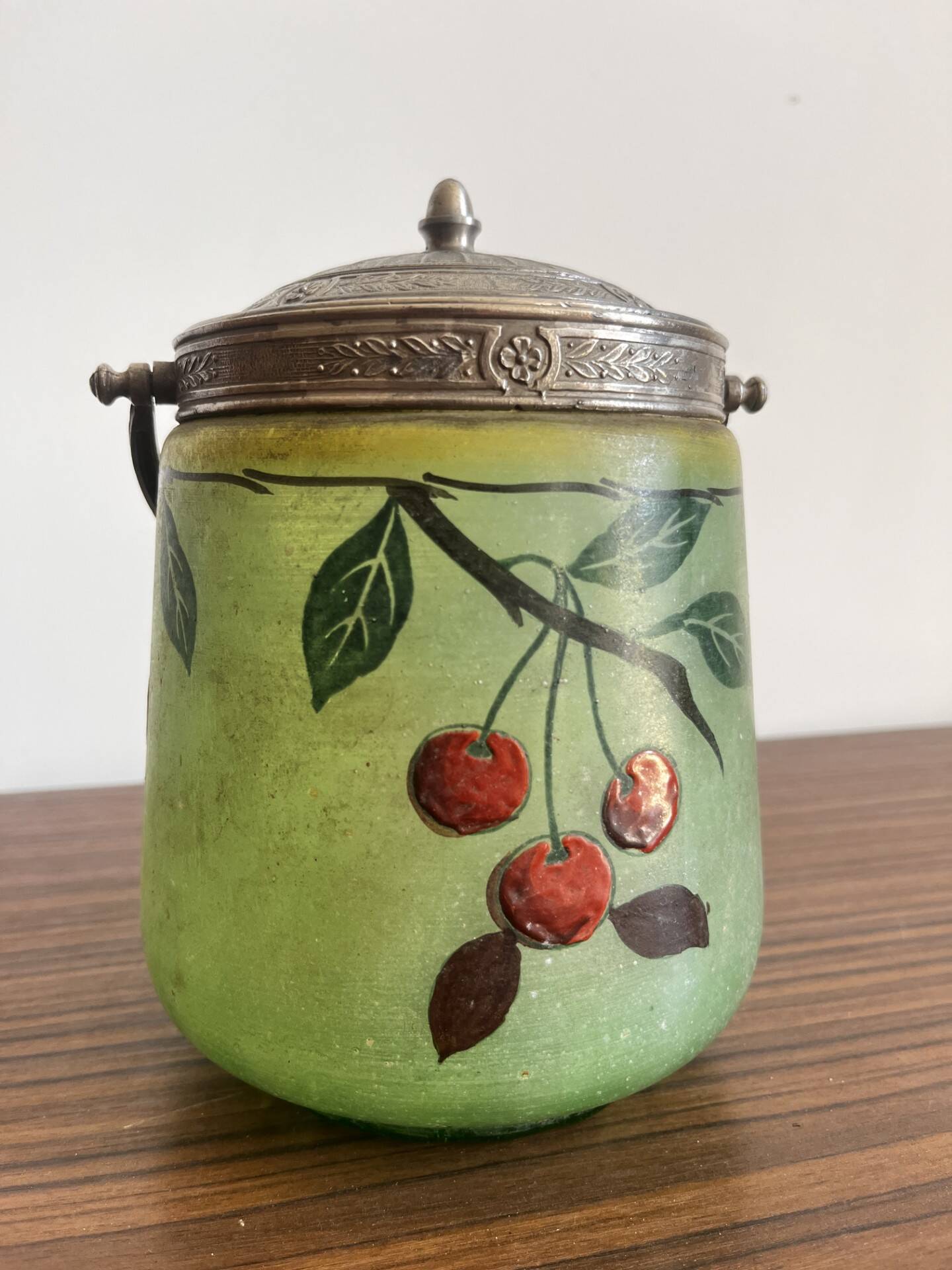 Antique biscuit jar