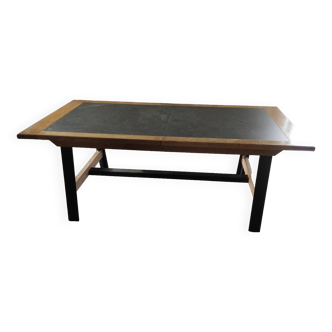 Industrial style ceramic dining table