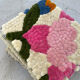 80s floral rug handmade tapitouf in pieces