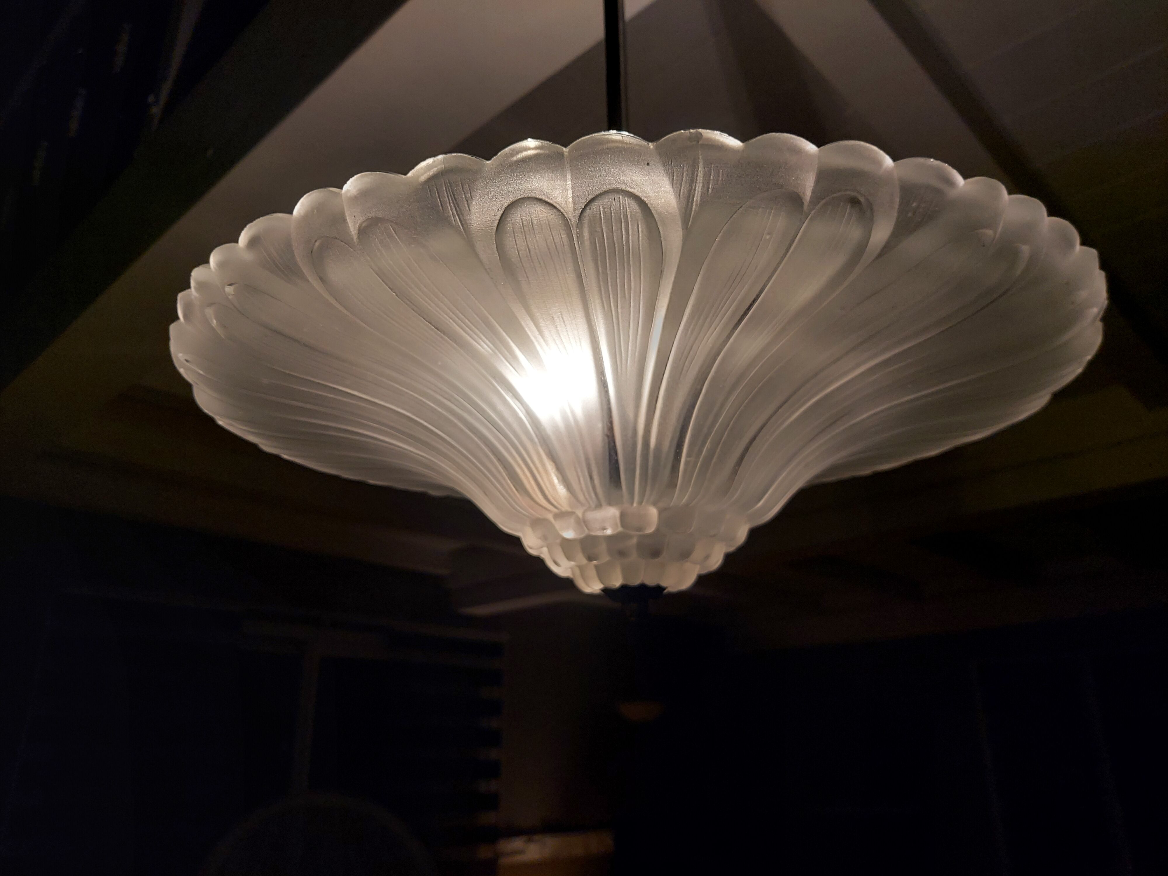 Vintage Art Deco chandelier 1930s