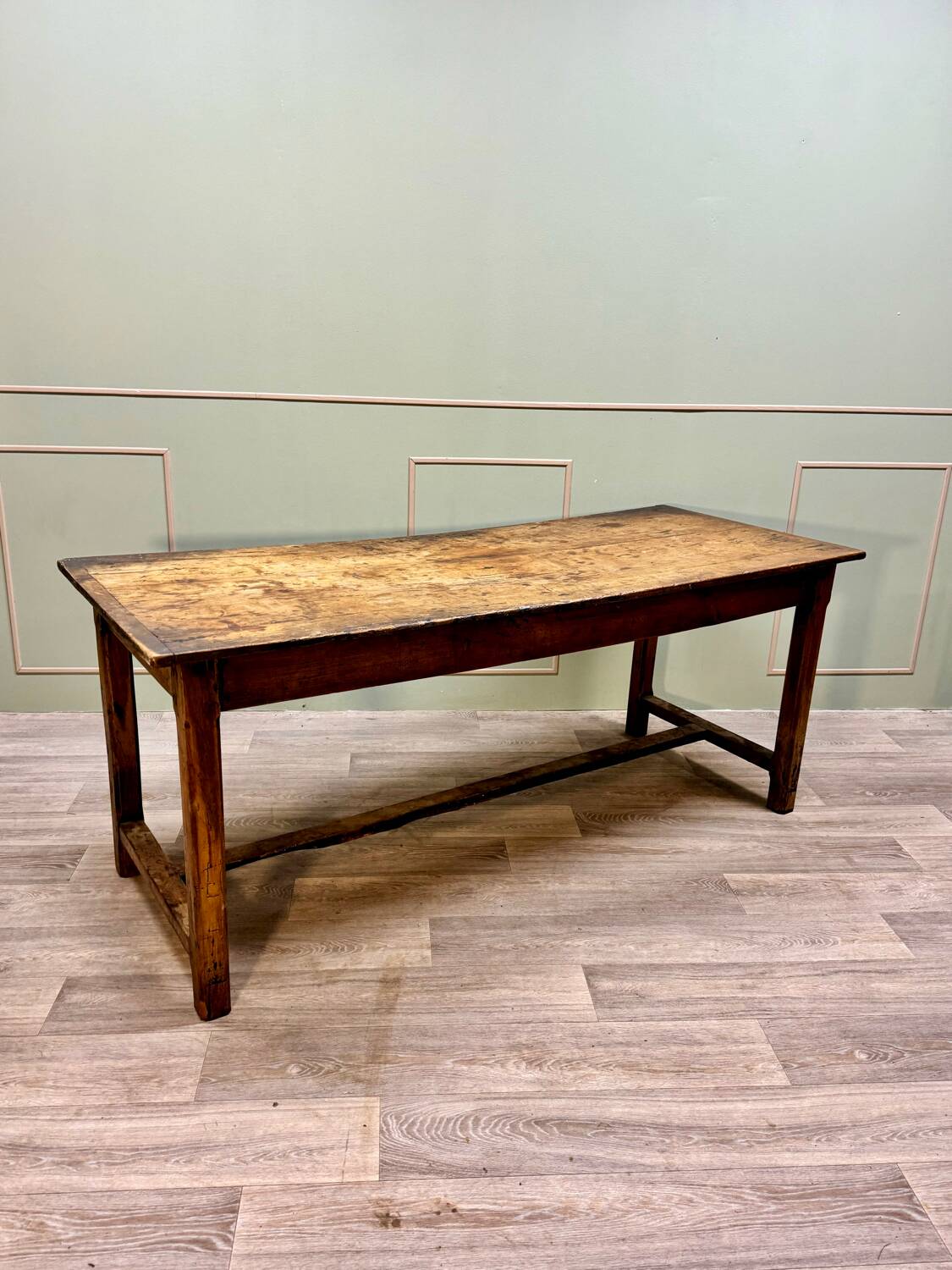 Farm Table In Natural Wood From The 18th Century