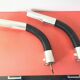 Pair of flexible hose bed lamp design 70s