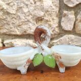 Old opaline salt shaker