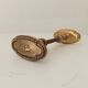 Pair of antique Louis XVI style solid bronze door handles