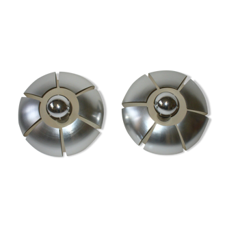 Pair of wall lamps from the 70s