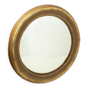 Miroir sorcière doré