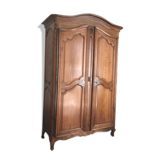 18th i moulded natural wood cabinet