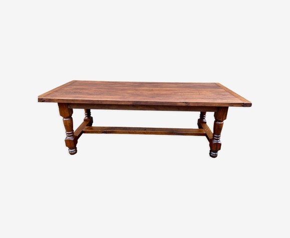 Table de ferme 220 cm chêne style monastère
