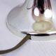 Lampe de table pied tulipe et verre craquelé doré