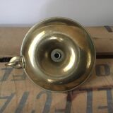 Thumb brass candlestick