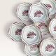 Set of 11 deep plates Badonviller, model Armor