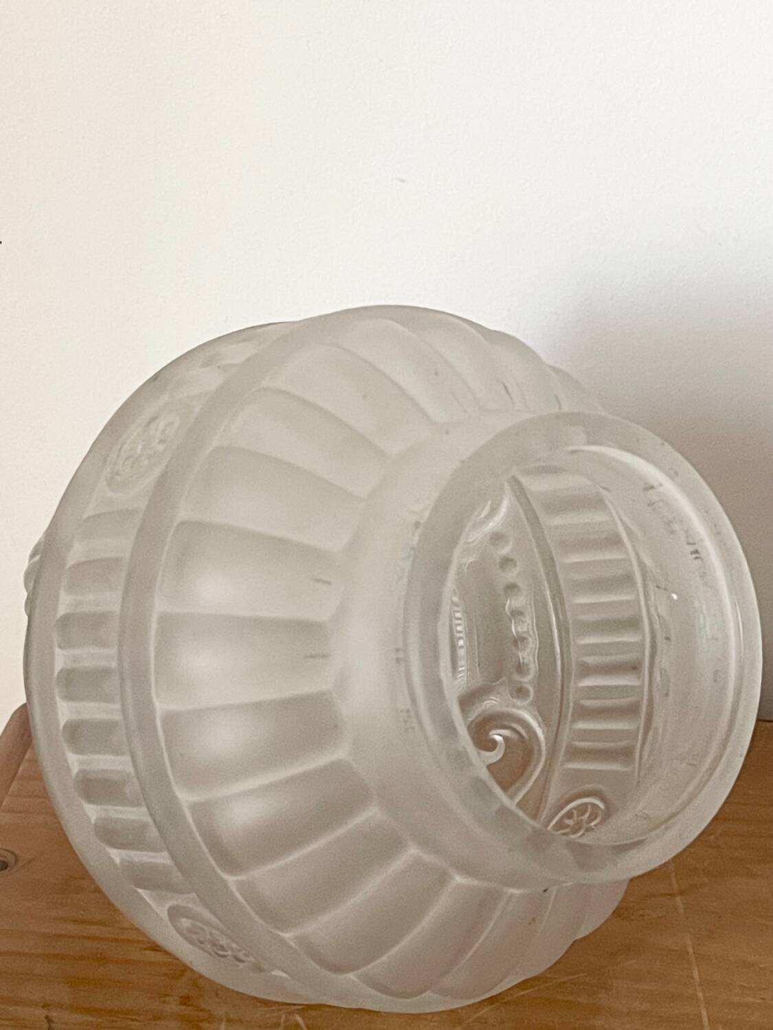 Abat-jour en verre Art Déco