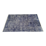 Tapis turc bleu 5x8 -tapis bleu marine