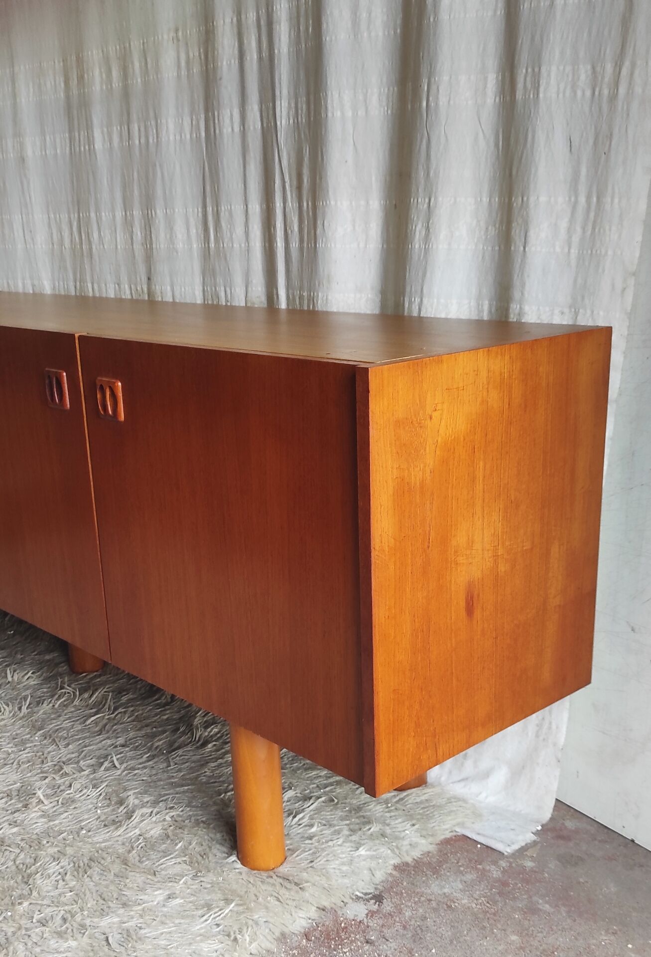 Teak sideboard in Scandinavian style - 1960s/70s