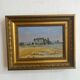 Framed landscape painting