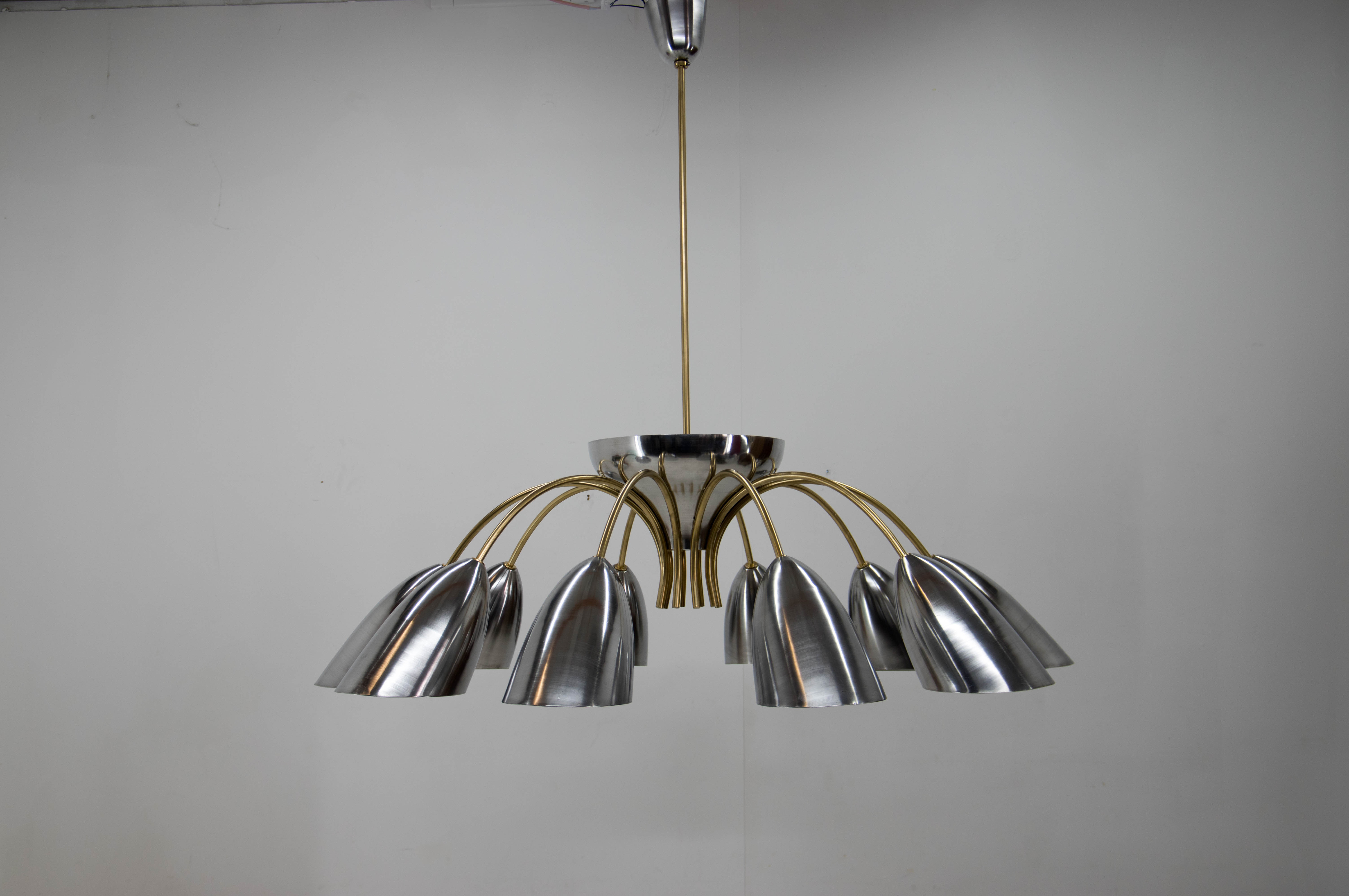 Huge space age chandelier, 1960