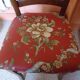 Floral fabric chair