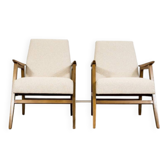 Pair of restored mid-century modern armchairs 1960's