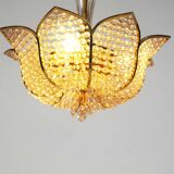 Medium sized crystal glass ‘Tole’ chandelier light by Palwa, Germany 1970’s