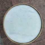 Gueridon side table old marble top vintage xxeme