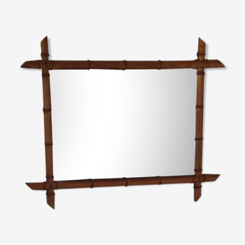 Bamboo mirror 73x58cm