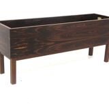 Scandinavian indoor planter in rosewood, Sweden, 1960.