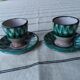 Set of 2 coquetiers Robert Picault Vallauris
