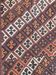 Kilim ancien persan ghashghai tissé main 131x246 cm