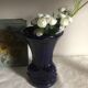 Vintage Cobalt Blue Fish Vase - Ricard Ceramics Workshop